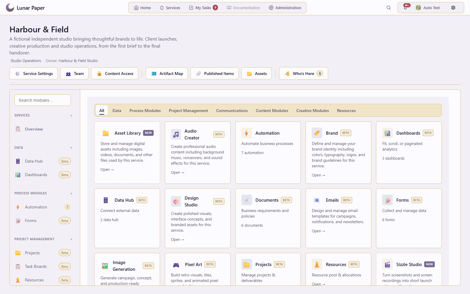 Application themes: Lunar Paper theme.