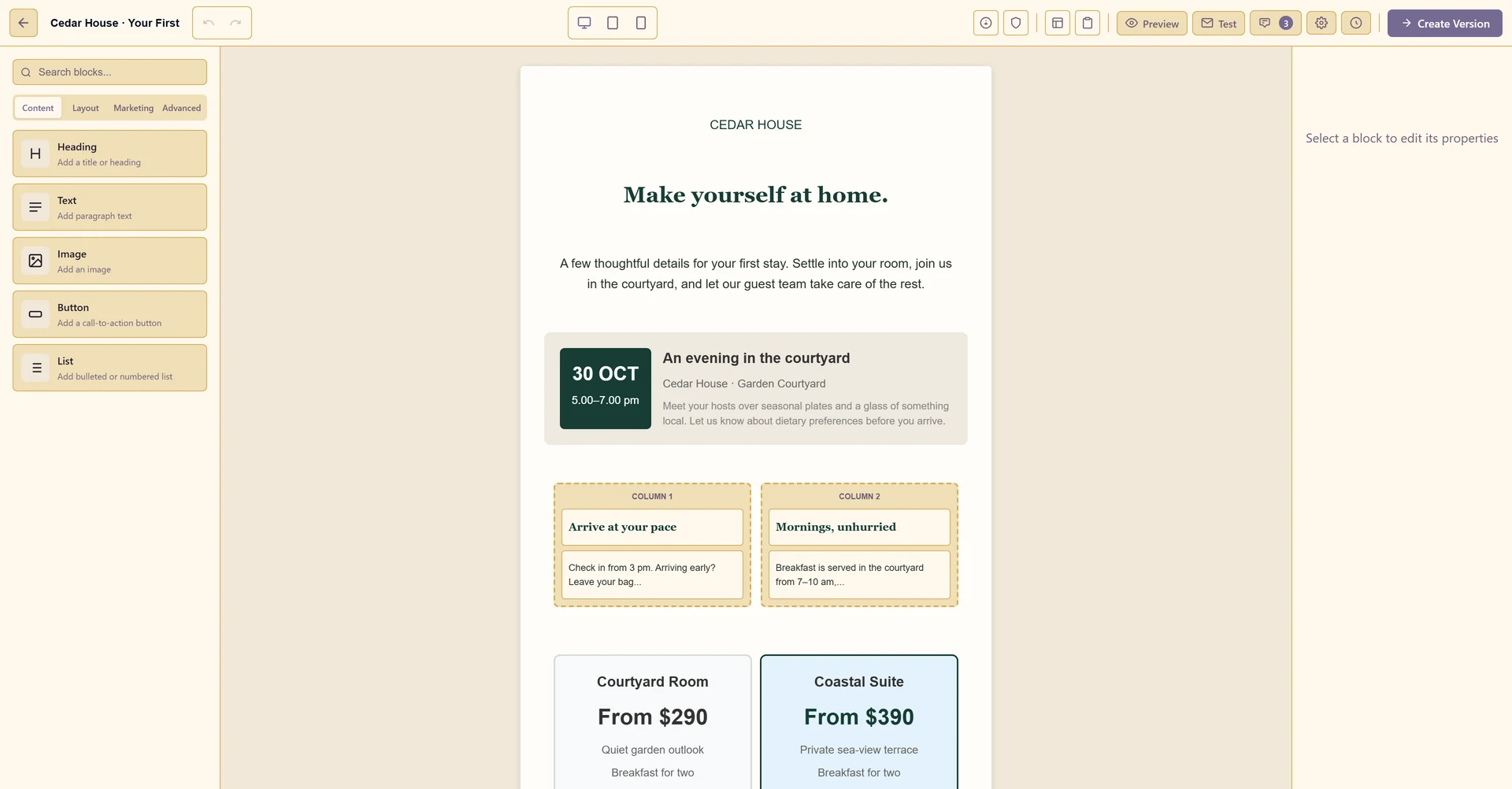 Construtor de Email